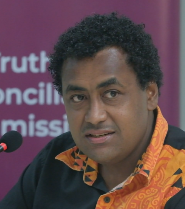 Peter Waqavovono during the FTRC hearing on May 20, 2026