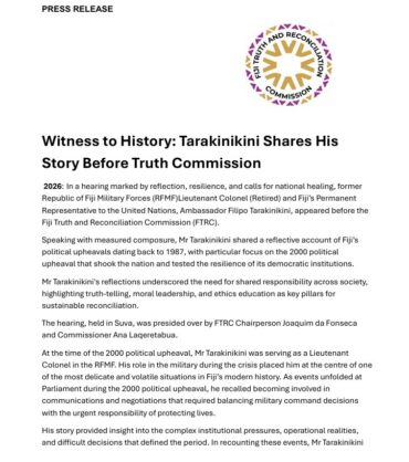 Witness to History_ Tarakinikini Shares His Story Before Truth Commission